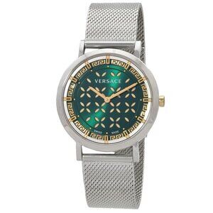 FX02891B NWT Versace Fashion Ladies Quartz Steel Authentic Watch